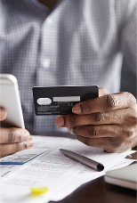 Calendar with quarterly payments marked, illustrating quarterly installment plans.